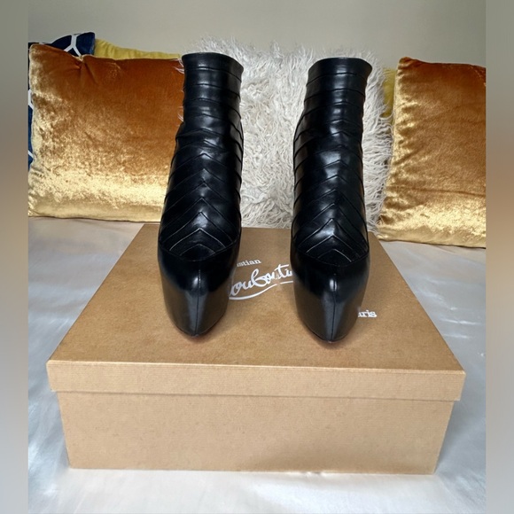 Christian Louboutin Shoes - Christian Louboutin Armor Nappa 160 Booties